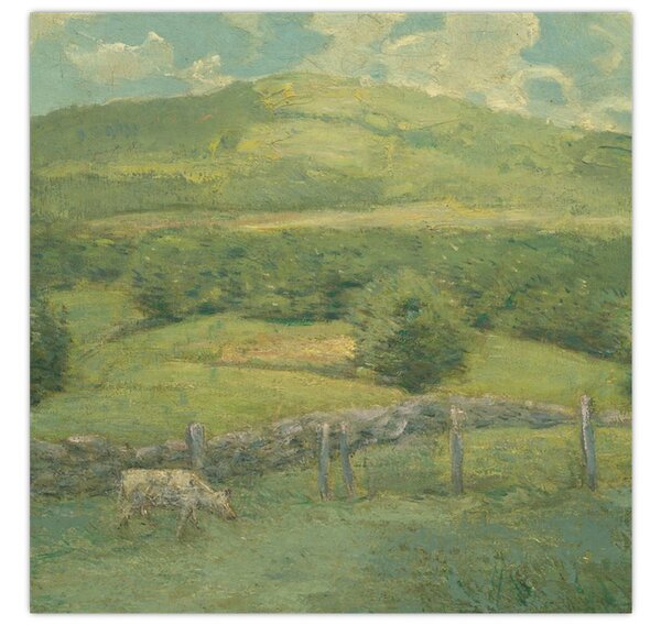 Obraz - Julian Alden Weir, Obweebetuck, reprodukce (30x30 cm)