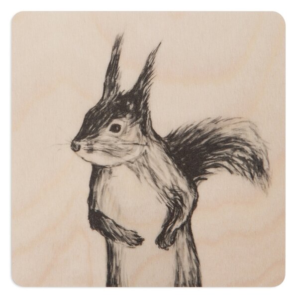 Miiko Design Podtácek Squirrel 10x10cm