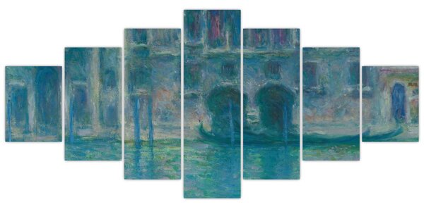 Obraz - Claude Monet, Palazzo da Mula, Venice, reprodukce (210x100 cm)