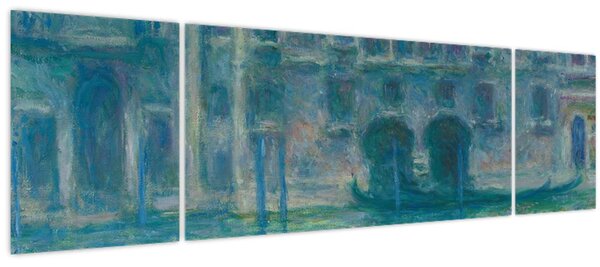 Obraz - Claude Monet, Palazzo da Mula, Venice, reprodukce (170x50 cm)
