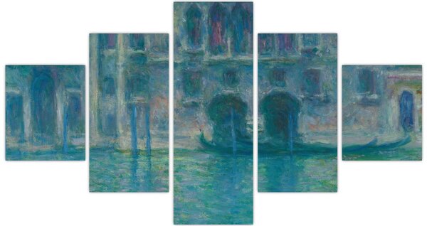 Obraz - Claude Monet, Palazzo da Mula, Venice, reprodukce (125x70 cm)