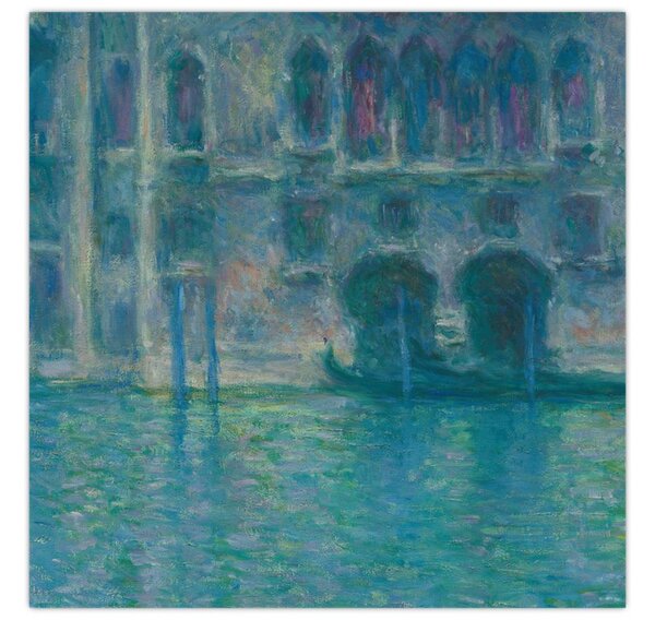 Obraz - Claude Monet, Palazzo da Mula, Venice, reprodukce (30x30 cm)