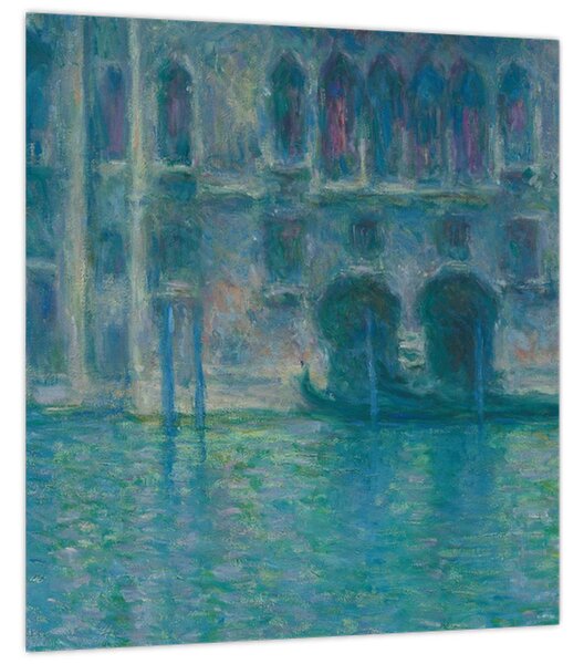 Obraz - Claude Monet, Palazzo da Mula, Venice, reprodukce (30x30 cm)