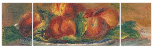 Obraz - Auguste Renoir, Peaches on a Plate, reprodukce (170x50 cm)