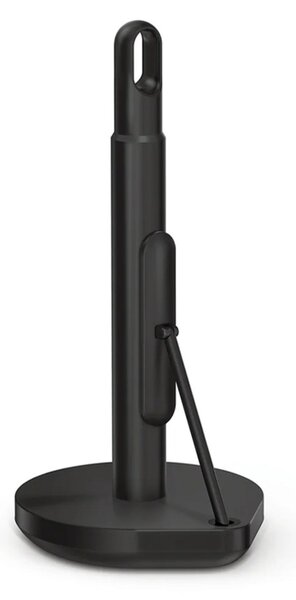 Držák na papírové utěrky Simplehuman – pro role do 17 cm, černá ocel