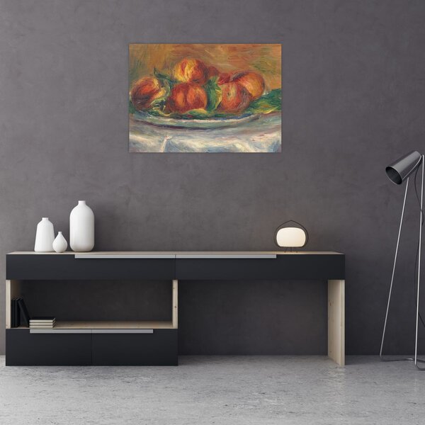 Obraz - Auguste Renoir, Peaches on a Plate, reprodukce (70x50 cm)