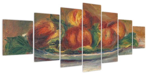 Obraz - Auguste Renoir, Peaches on a Plate, reprodukce (210x100 cm)