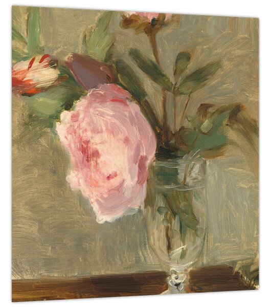 Obraz - Berthe Morisot, Peonies, reprodukce (30x30 cm)