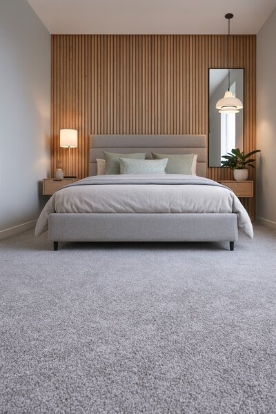 Condor Carpets, Metrážový koberec Bali 073, na míru, šíře 4m, šedá, filc, dětský pokoj