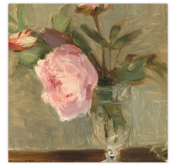 Obraz - Berthe Morisot, Peonies, reprodukce (30x30 cm)