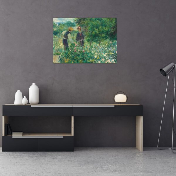 Obraz - Auguste Renoir, Picking Flowers, reprodukce (70x50 cm)