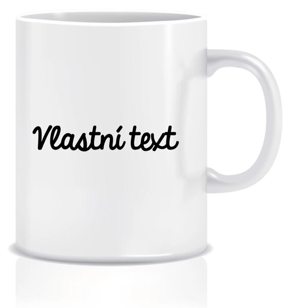 Personalizovaný klasický bílý keramický hrníček 300 ml