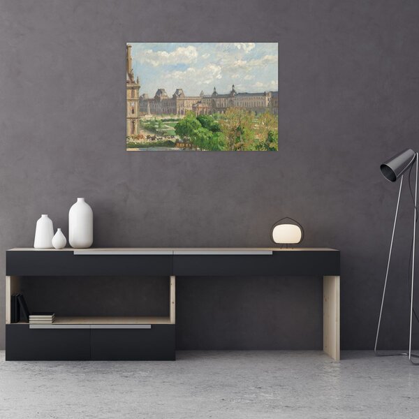 Obraz - Camille Pissarro, Place du Carrousel, Paris, reprodukce (70x50 cm)
