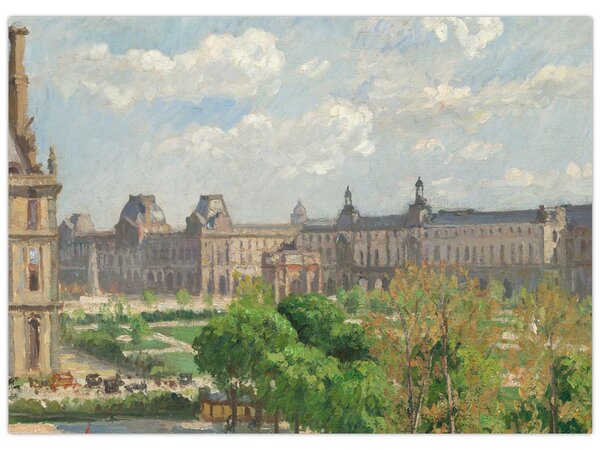 Obraz - Camille Pissarro, Place du Carrousel, Paris, reprodukce (70x50 cm)