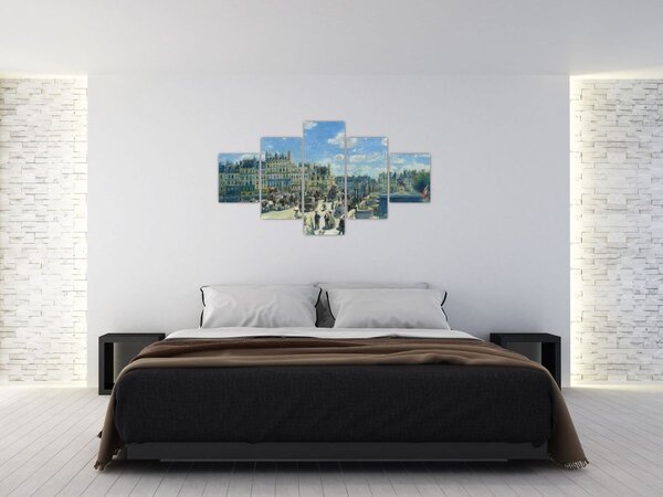 Obraz - Auguste Renoir, Pont Neuf, Paris, reprodukce (125x70 cm)