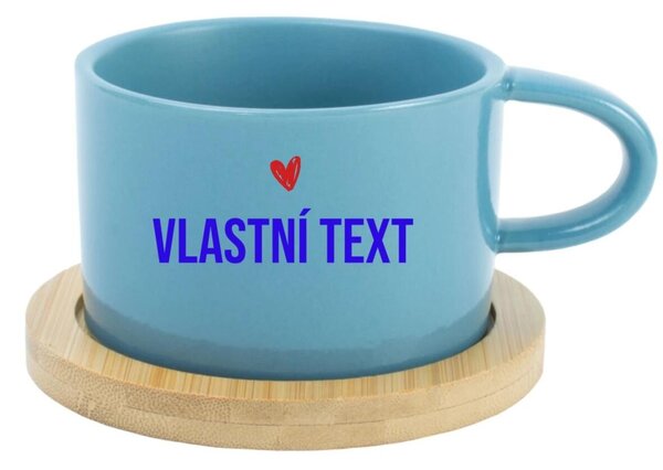 Vlastní text na keramický hrníček "MAKRONKA"
