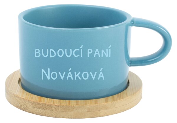 Personalizovaný keramický hrníček "MAKRONKA" - budoucí paní