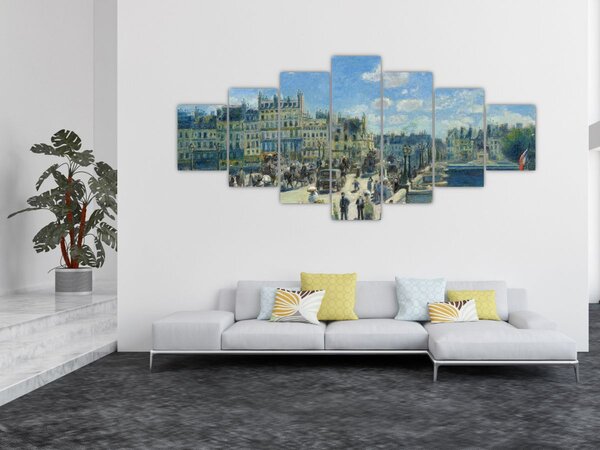Obraz - Auguste Renoir, Pont Neuf, Paris, reprodukce (210x100 cm)