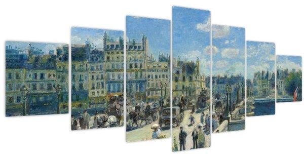 Obraz - Auguste Renoir, Pont Neuf, Paris, reprodukce (210x100 cm)
