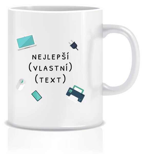 Personalizovaný klasický bílý hrníček 300 ml - nejlepší v oboru