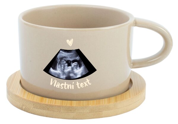 Personalizovaný keramický hrníček "MAKRONKA" s ultrazvukem