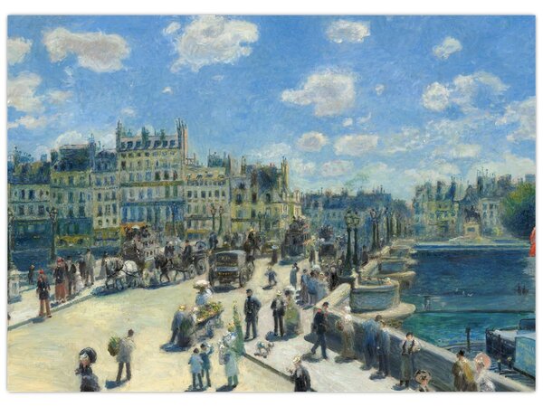 Obraz - Auguste Renoir, Pont Neuf, Paris, reprodukce (70x50 cm)