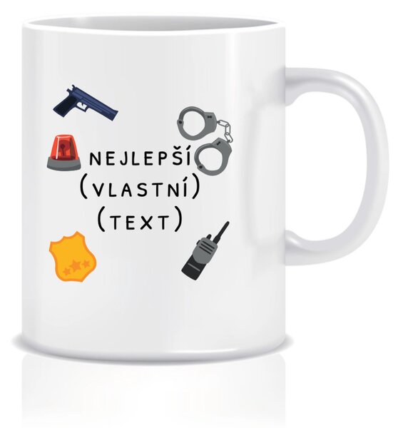 Personalizovaný klasický bílý hrníček 300 ml - nejlepší v oboru