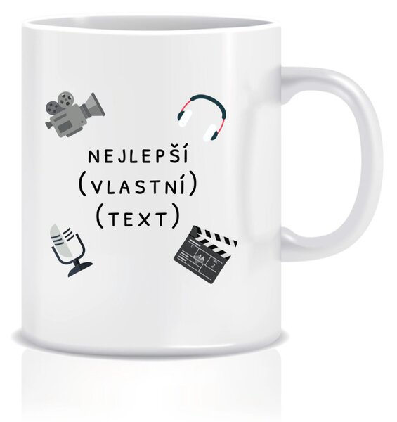 Personalizovaný klasický bílý hrníček 300 ml - nejlepší v oboru
