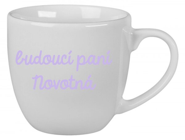 Personalizovaný keramický hrníček 400 ml - budoucí paní