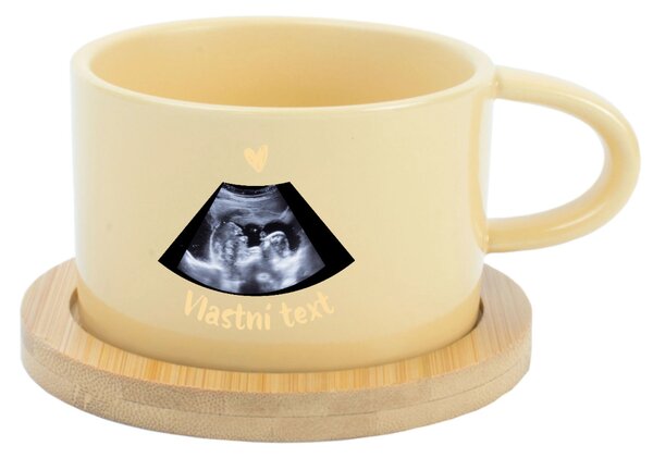 Personalizovaný keramický hrníček "MAKRONKA" s ultrazvukem