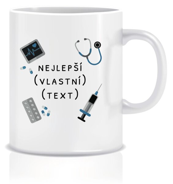 Personalizovaný klasický bílý hrníček 300 ml - nejlepší v oboru