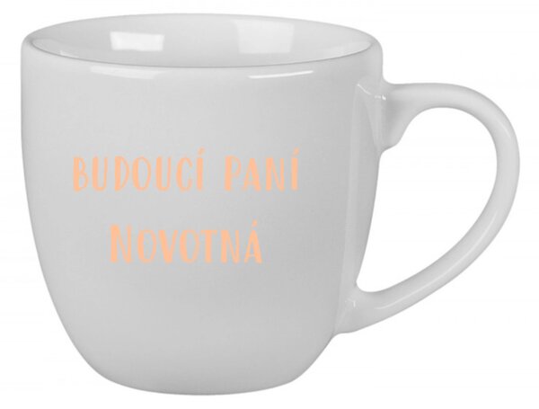 Personalizovaný keramický hrníček 400 ml - budoucí paní