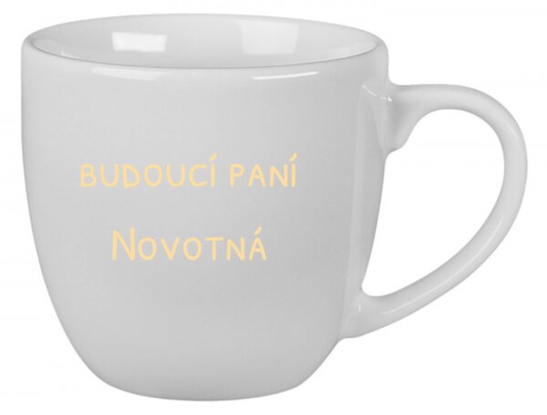 Personalizovaný keramický hrníček 400 ml - budoucí paní