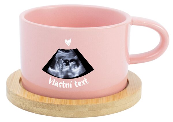 Personalizovaný keramický hrníček "MAKRONKA" s ultrazvukem