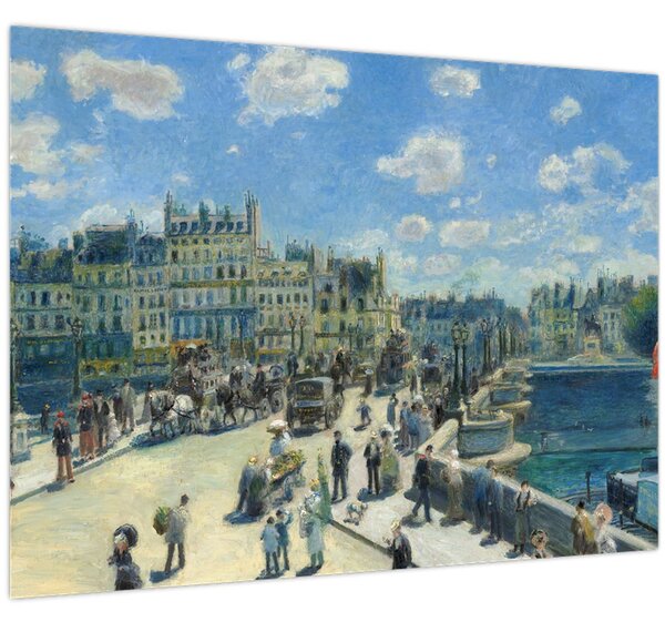 Obraz - Auguste Renoir, Pont Neuf, Paris, reprodukce (70x50 cm)