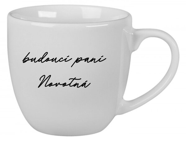 Personalizovaný keramický hrníček 400 ml - budoucí paní