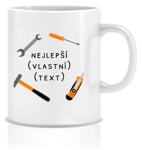 Personalizovaný klasický bílý hrníček 300 ml - nejlepší v oboru