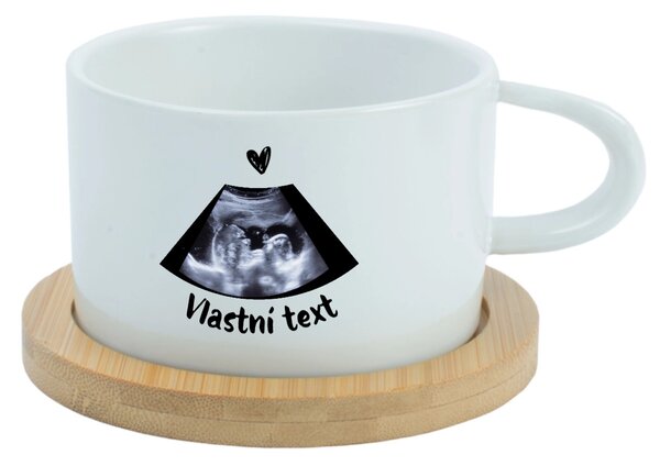 Personalizovaný keramický hrníček "MAKRONKA" s ultrazvukem