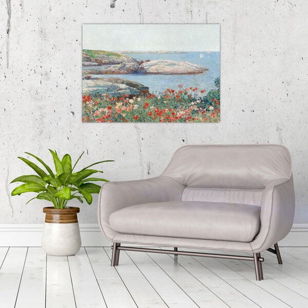 Obraz - Childe Hassam, Poppies, Isles of Shoals, reprodukce (70x50 cm)