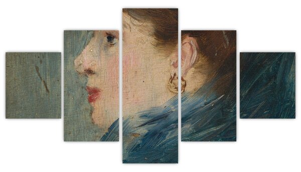 Obraz - Edouard Manet, Portrait of a Lady, reprodukce (125x70 cm)