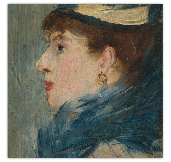 Obraz - Edouard Manet, Portrait of a Lady, reprodukce (30x30 cm)