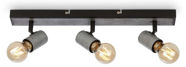 BRI 2222-034 Bodové svítidlo 48 cm 3x E27 max. 60W antická stříbrná - BRILONER