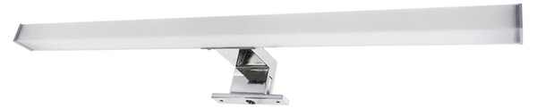 Koupelnové nástěnné LED svítidlo QTEC 2 chrom, šířka 60 cm