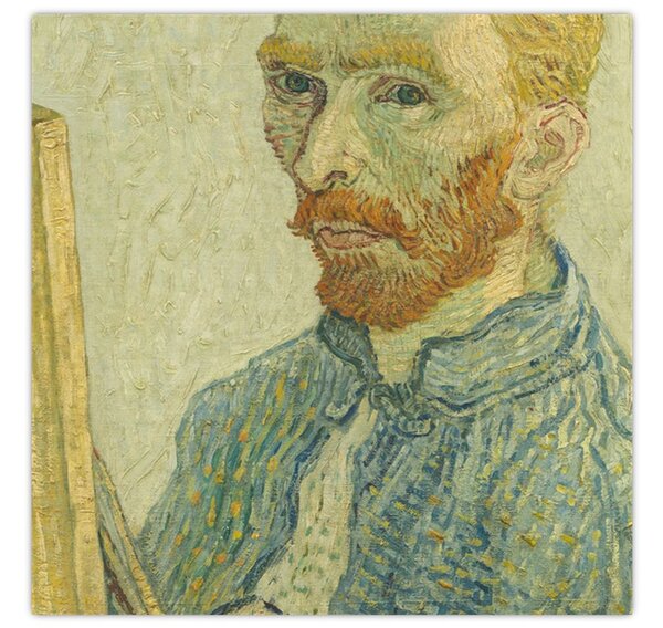 Obraz - Portrait of Vincent van Gogh, reprodukce (30x30 cm)