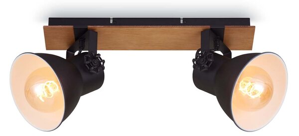 BRILO 2742025 Bodové svítidlo 45 cm 2x E27 40W černá (starý kód: BRILO 2742-025) - BRILO