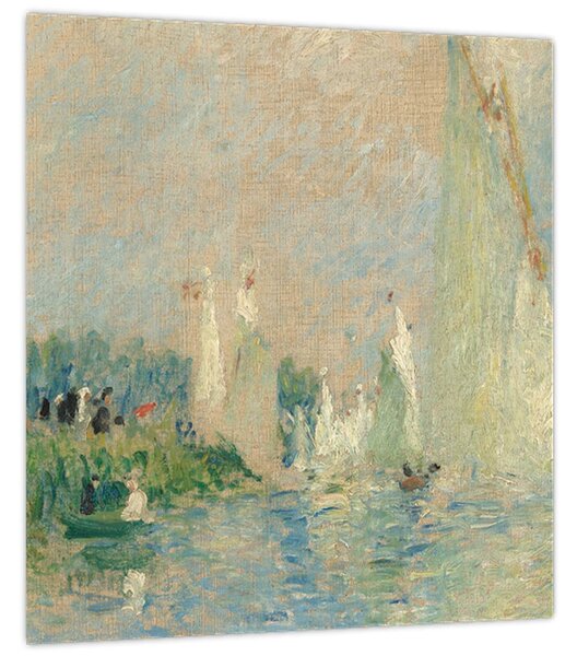 Obraz - Auguste Renoir, Regatta at Argenteuil, reprodukce (30x30 cm)