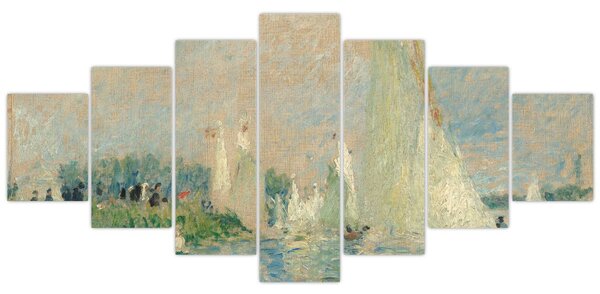 Obraz - Auguste Renoir, Regatta at Argenteuil, reprodukce (210x100 cm)