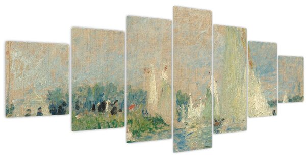 Obraz - Auguste Renoir, Regatta at Argenteuil, reprodukce (210x100 cm)