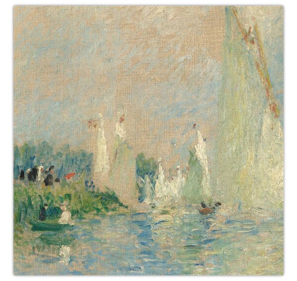Obraz - Auguste Renoir, Regatta at Argenteuil, reprodukce (30x30 cm)