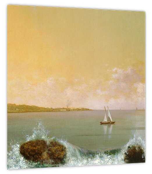 Obraz - Martin Johnson Heade, Rio de Janeiro Bay, reprodukce (30x30 cm)